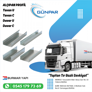 Balıkesir Alçıpan Tavan C Profil