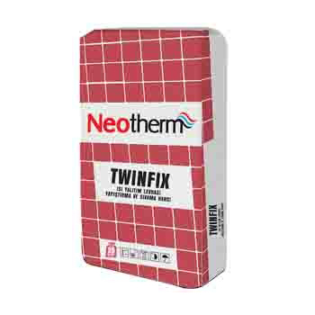 Neotherm Twinfix Isı Yalıtım Levhası Yapıştırma ve Sıvama Harcı(elyaflı) Neotherm Twinfix Isı Yalıtım Levhası Yapıştırma ve Sıvama Harcı(elyaflı)